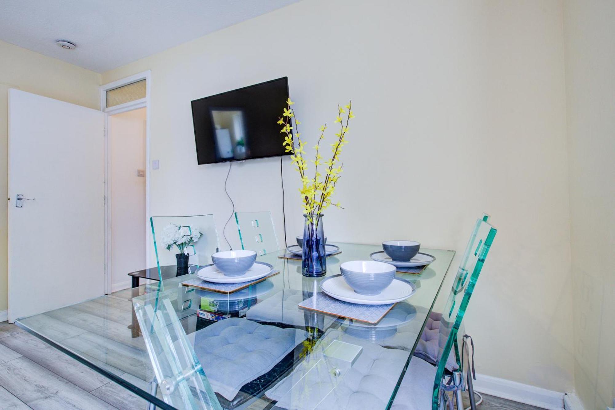 Spacious Urban Apartment In London Borough of Croydon Rum bild